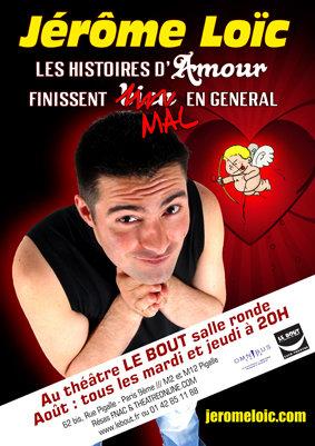 Les dernières de Jérome LOIC au théâtre Le Bout