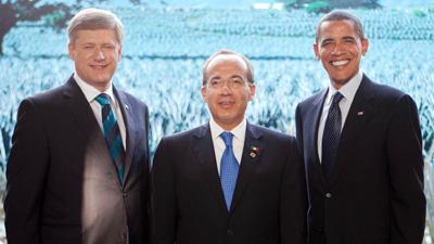 Platitudes sur le climat au Sommet des leaders nord américains Les Three Amigos