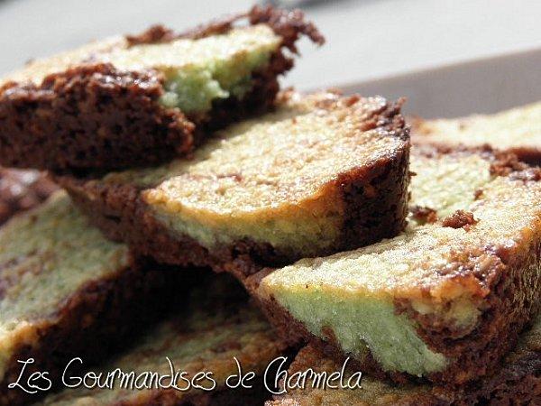 Financiers Bicolores Chocolat/Pistaches Financiers Bicolores Chocolat/Pistaches