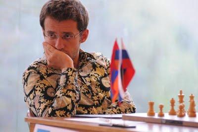 Le champion d'échecs arménien Levon Aronian 