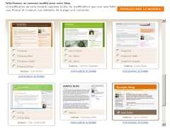 Blogger - modèles de Blog
