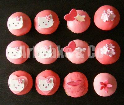Cupcakes Hello Kitty Mini gâteaux décorésTout est comestible