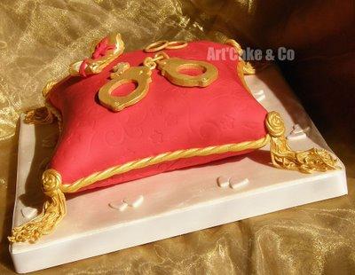 Gâteau Coussin Enterrement de vie de jeune fille   Gâteau...