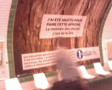 Tuer des arbres pour l'ecologie Tuer des arbres pour l'ecologie