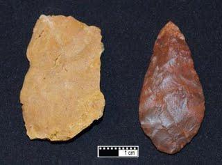 Les premiers hommes modernes utilisaient le feu pour la fabrication d'outils en pierre