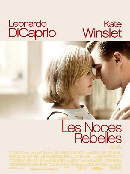  Kate Winslet, Leonardo DiCaprio, Sam Mendes dans Les Noces rebelles (Affiche)