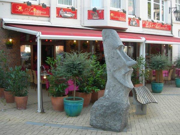 Un moai à Dinant (Belgique)