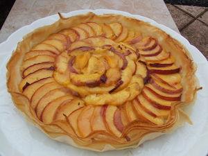 Croustitarte aux pêches DSCF6032