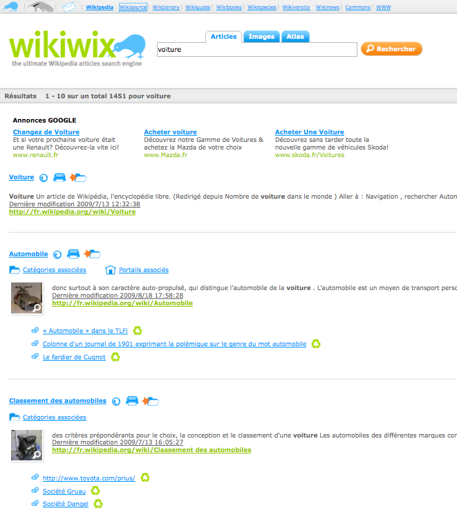Recherche WikiWix