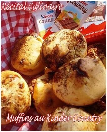 Muffins au Kinder Country