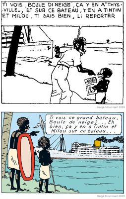 Tintin au Congo interdit à la bibliothèque de Brooklyn