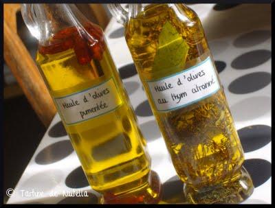 Faire son huile d'olive parfumée