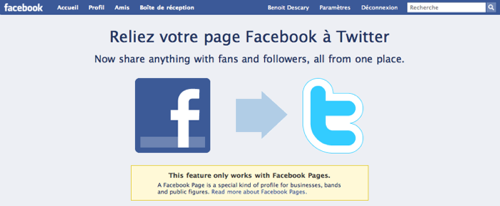 facebook-twitter facebook twitter Facebook: publiez sur Twitter les mises à jour de vos pages Facebook