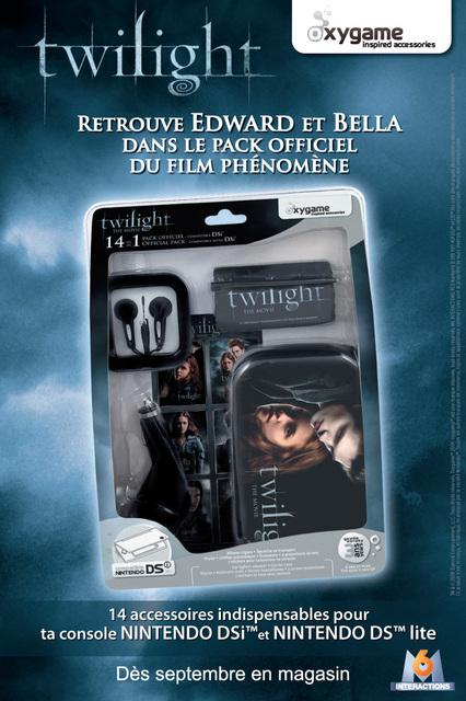 Pack accessoires DSI / DSLite TWILIGHT, dès septembre en magasin‏