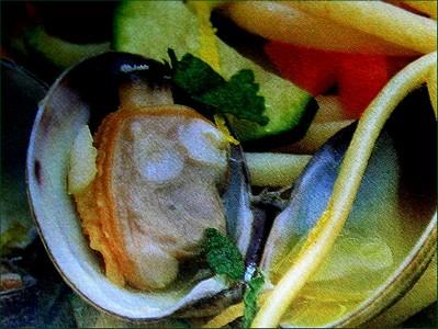 Linguines tièdes aux vongole veraci (palourdes) Image Hosted by ImageShack.us