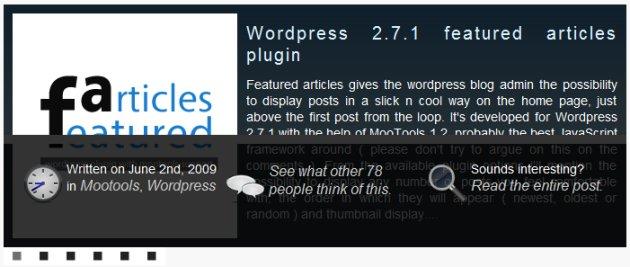 featured article wordpress plugin
