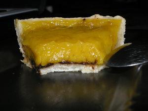 Tartelettes à la compote de mirabelles et poudre de cacao P1010009
