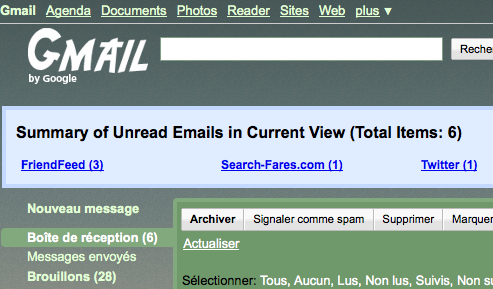better-gmail better gmail Better GMail 2: affiche le sommaire de vos mails non lus!