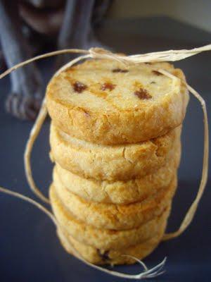 Sablés au parmesan et aux raisins Sablés au parmesan et aux raisins