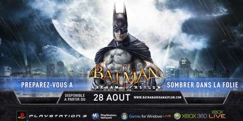 Batman arkham asylum J-3 sur Cinecomics !