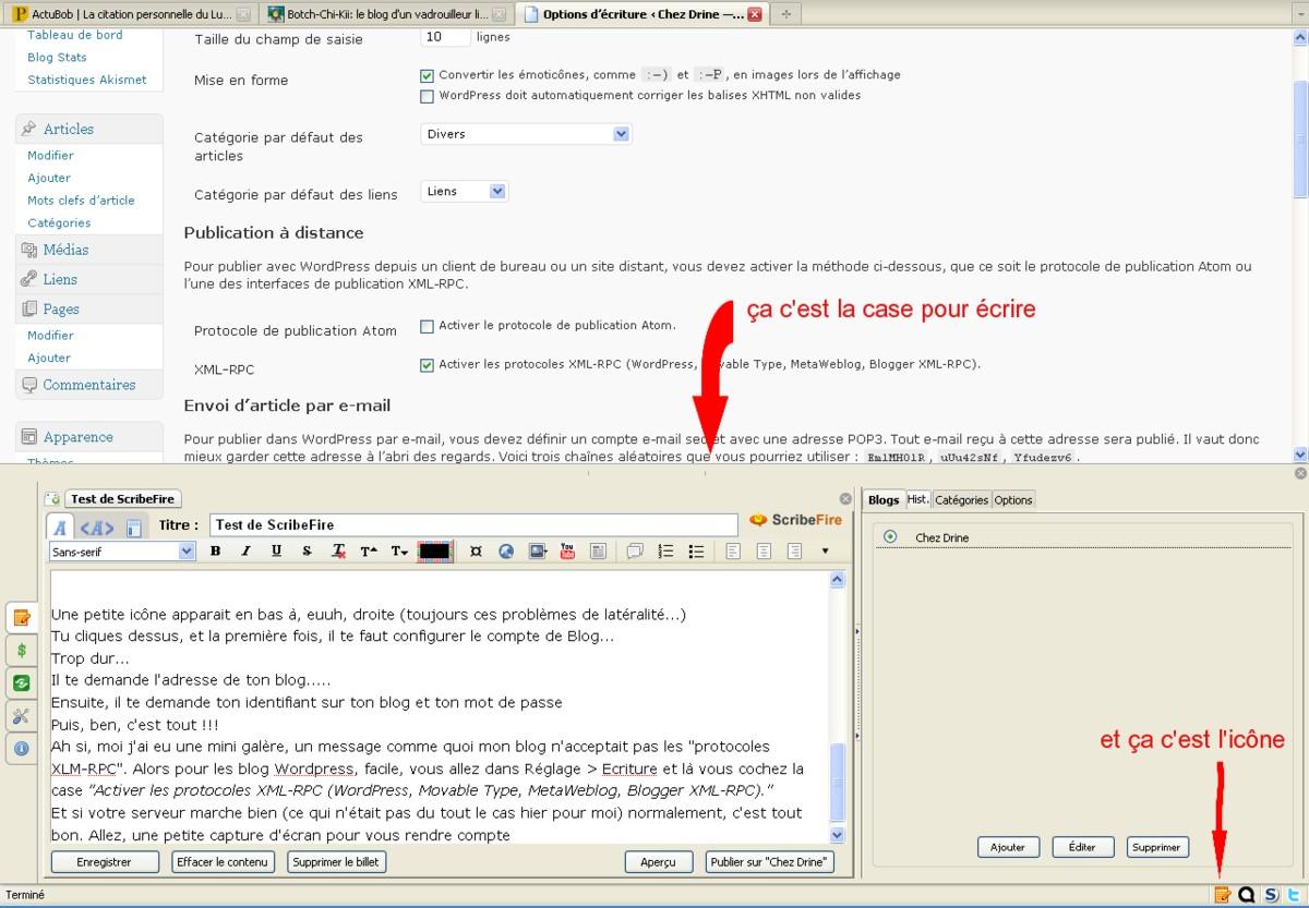Test de ScribeFire Test de ScribeFire