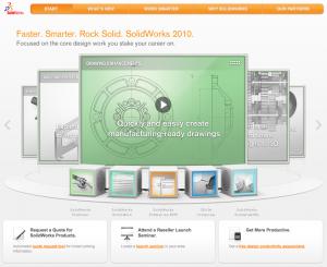 SolidWorks 2010 website Live - Click Here