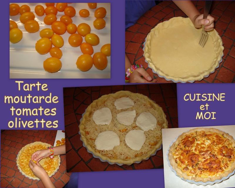 Tarte tomates moutarde Tarte tomates moutarde