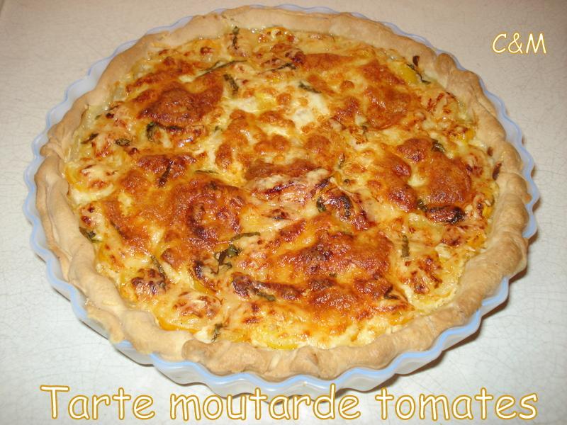 Tarte tomates moutarde Tarte tomates moutarde