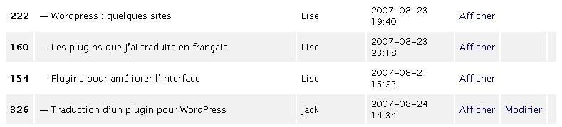 Utilisateur, Auteur, Administrateur… Utilisateur, Auteur, Administrateur…