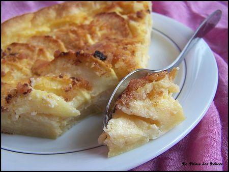 Exquise tarte aux pommes au flan et aux amandes 100_9041