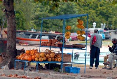 Des roulottes un peu comme à Tahiti