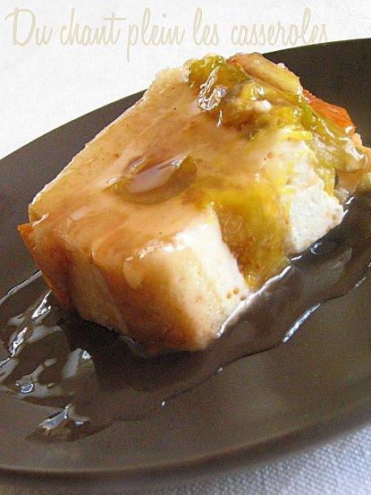 Charlotte aux figues vertes, mascarpone et huile d'olive Charlotte aux figues vertes, mascarpone et huile d'olive