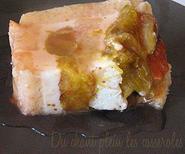 Charlotte aux figues vertes, mascarpone et huile d'olive Charlotte aux figues vertes, mascarpone et huile d'olive