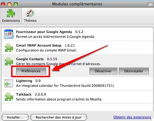 thunderbird gmail 7contacts 7 GMail: comment synchroniser les contacts GMail avec Thunderbird