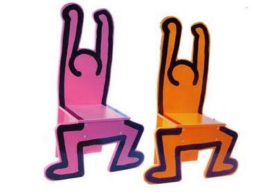 Keith Haring Chairs