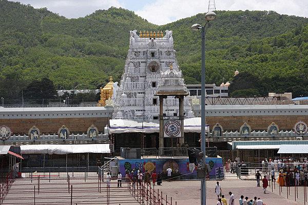 Le temple de Tirupati Le temple de Tirupati
