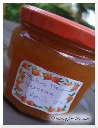 ≈ CONFITURE PÊCHES MELONS ET VERVEINE ≈ ≈ CONFITURE PÊCHES MELONS ET VERVEINE ≈
