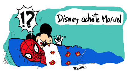 Disney, Marvel et vie commune Disney_achete_Marvel