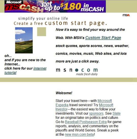 Microsoft préparerait un lifting pour MSN.com