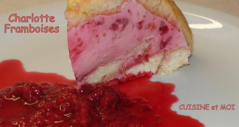 Charlotte framboise Charlotte framboise