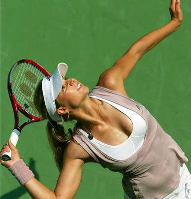 Je supporte Maria Kirilenko au U.S Open