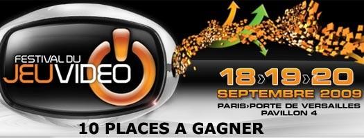 Concours ... 10 places pour le Festival du Jeu Vidéo 2009 à gagner Concours ... 10 places pour le Festival du Jeu Vidéo 2009 à gagner
