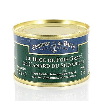 Bloc de foie gras de canard, Comtesse du Barry