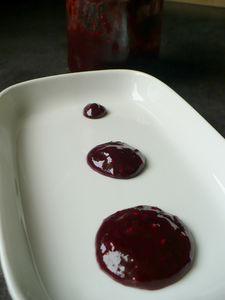 Confiture de framboises au chocolat conf