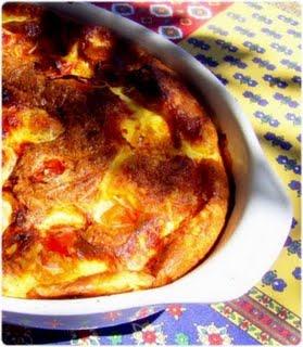 Clafoutis aux tomates cerises
