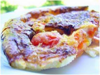 Clafoutis aux tomates cerises