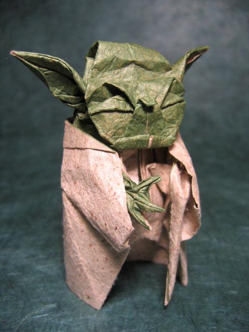 Yoda Origami Modèle