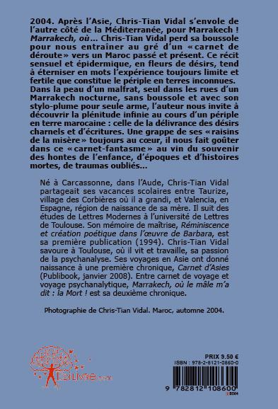Le prix Gros Sel doit aller à Chris-Tian Vidal, votez svp Le prix Gros Sel doit aller à Chris-Tian Vidal, votez svp
