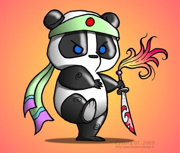 Le panda samouraï