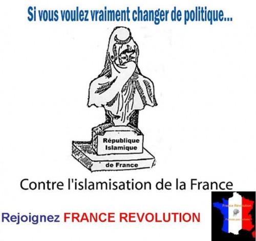 Islamisation de la France... battons nous pour conserver nos origines . Rejoignez FRANCE REVOLUTION.jpg